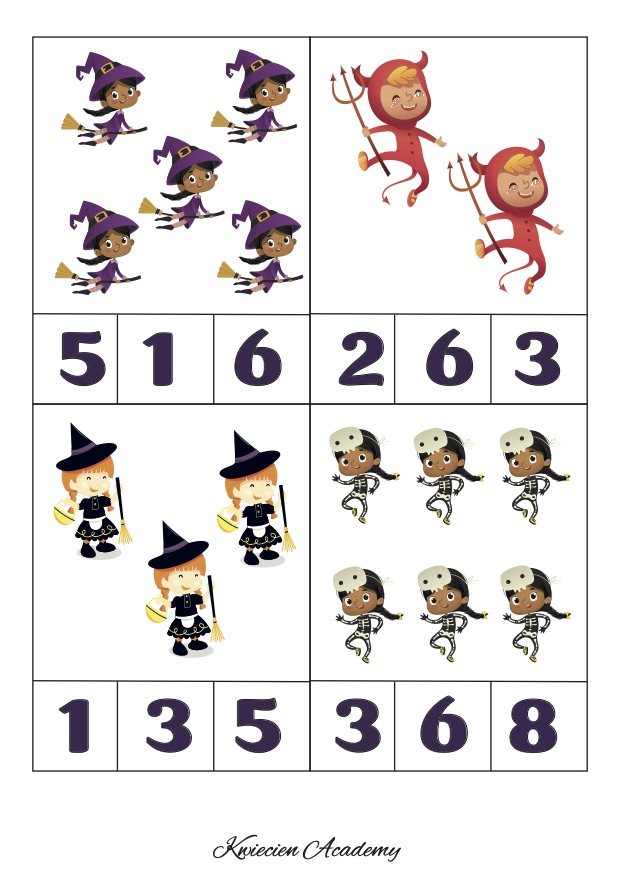 Halloween - matematyka klamerkowa