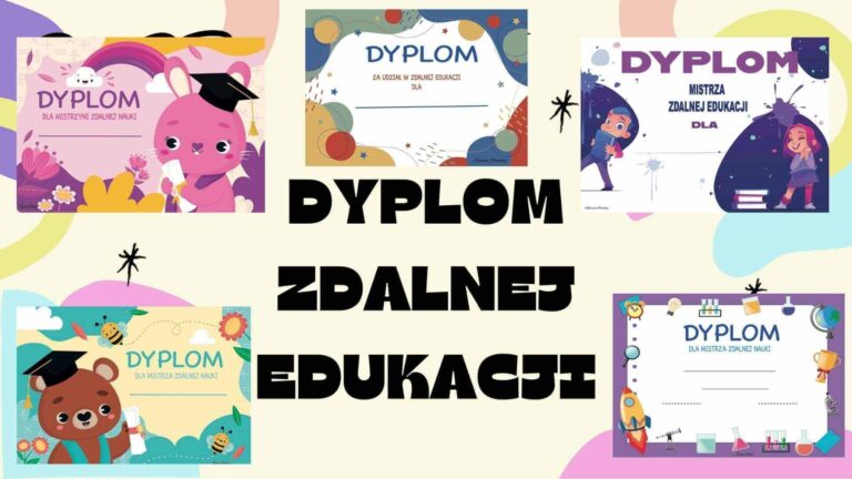 dyplom zdalnej edukacji