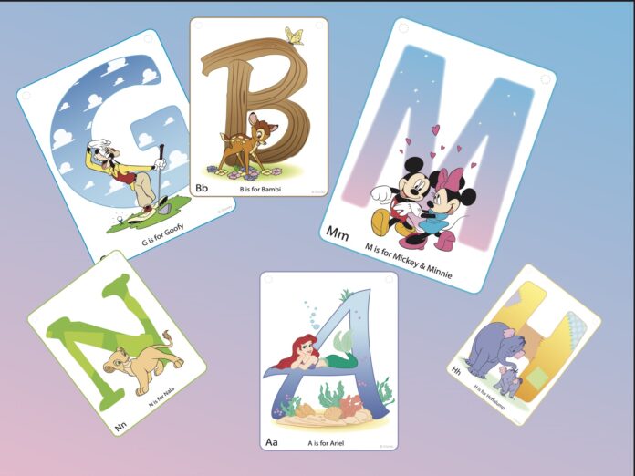 Darmowy alfabet postaci Disneya