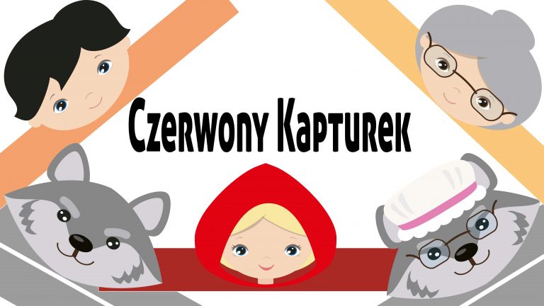 Papierowe opaski Czerwony Kapturek