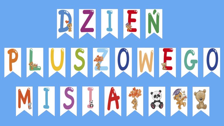 Girlanda dzień pluszowego misia