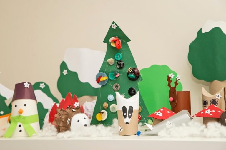 Recyklingowy kalendarz adwentowy