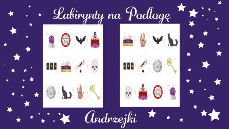 Andrzejkowy labirynt podłogowy