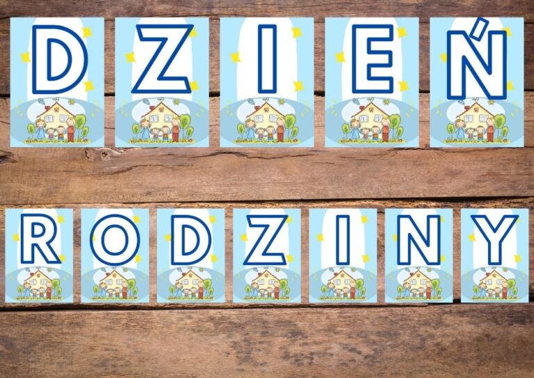 Girlanda Dzień Rodziny