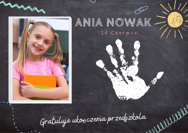 Dyplom na zakończenie roku