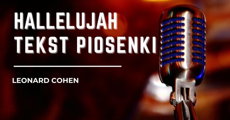 Hallelujah Tekst piosenki
