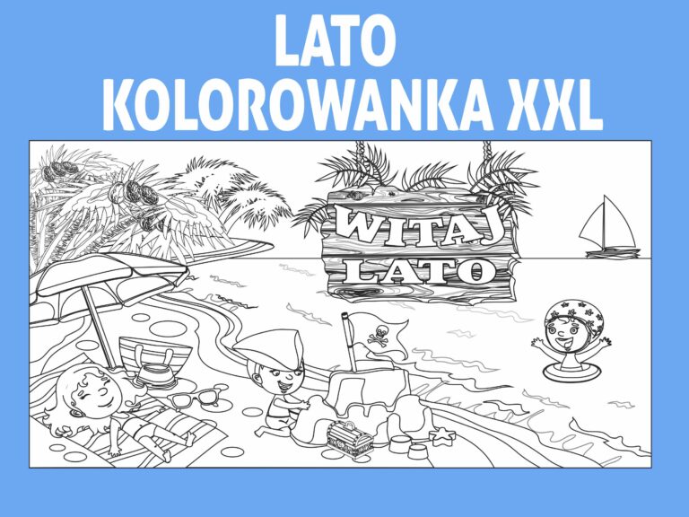 kolorowanka xxl na lato