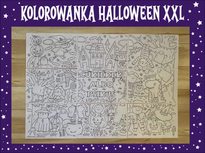 Kolorowanka XXL: Halloween