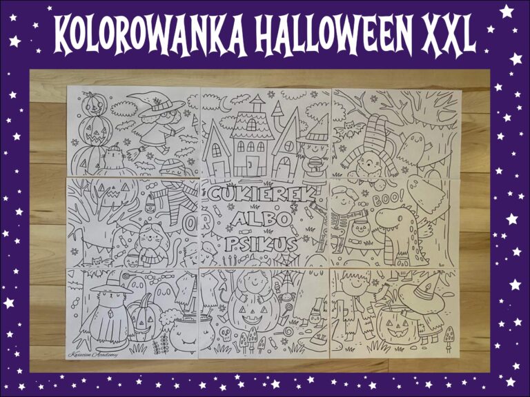 Kolorowanka XXL: Halloween