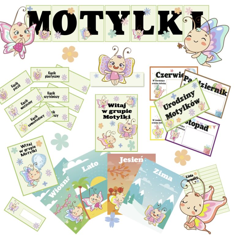 motylki zestaw na rozpoczęcie