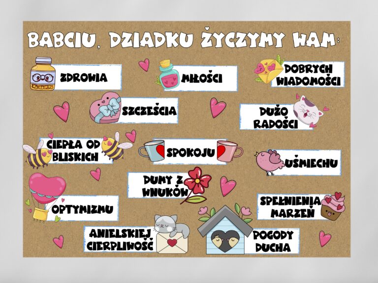 babciu dziadku dziekujemy za