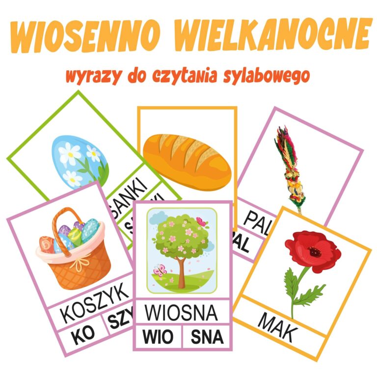Wiosenna nauka czytania sylabowego – poznaj zestaw edukacyjny, który rozwinie umiejętności Twojego dziecka!