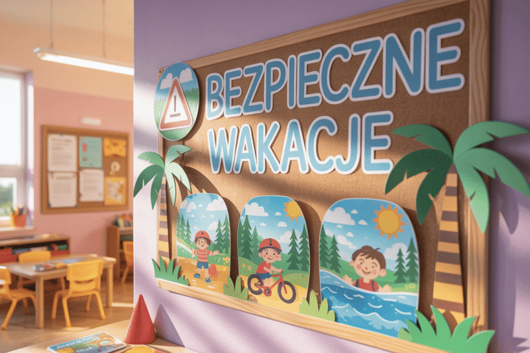 Gazetka „Bezpieczne Wakacje” do druku