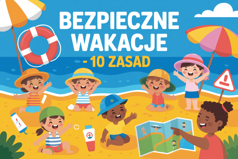 Jakie są 10 zasad bezpiecznych wakacji? 🏖️🌞