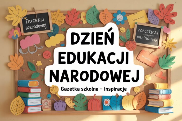 Dzień Edukacji Narodowej – gazetka szkolna