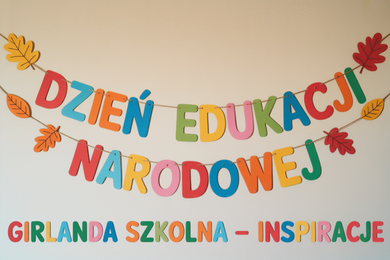 Girlanda na Dzień Edukacji Narodowej
