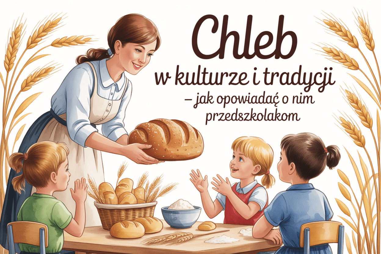 Chleb w kulturze i tradycji – jak opowiadać o nim przedszkolakom?