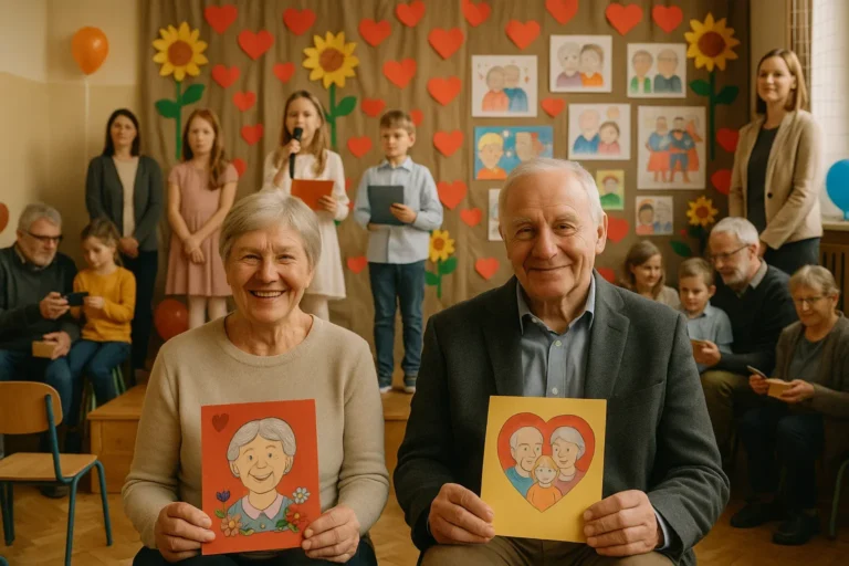 Konkursy szkolne i przedszkolne z okazji Dnia Babci i Dziadka.