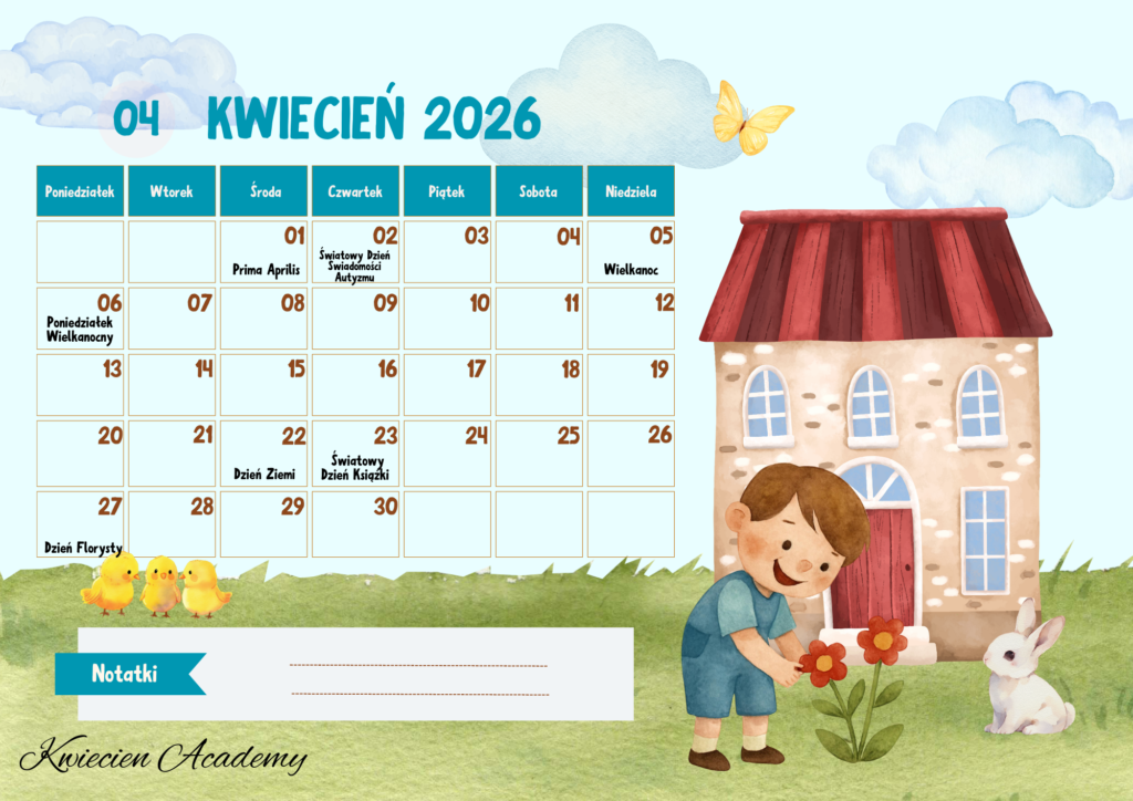 kwiecien kalendarz swiat nietypowych 2026