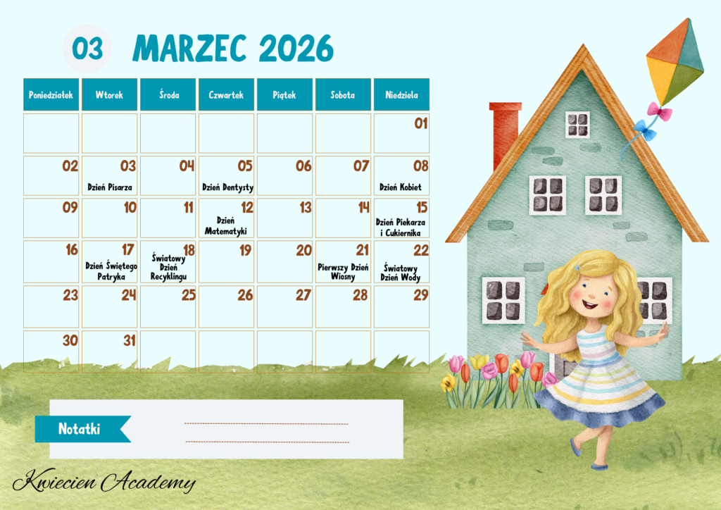 marzec kalendarz swiat nietypowych