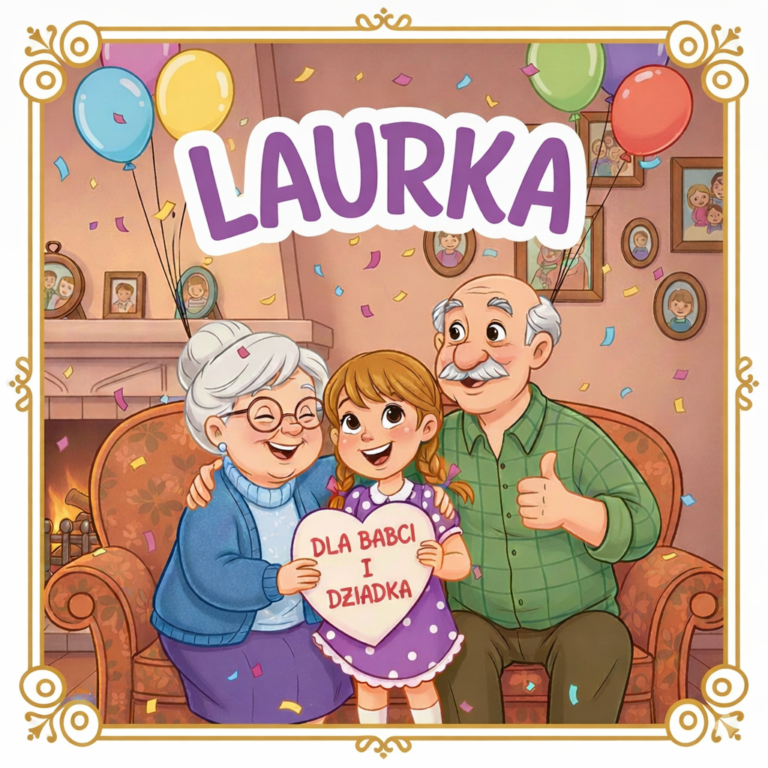 laurka na dzien babci i dziadka dzien babci kartka