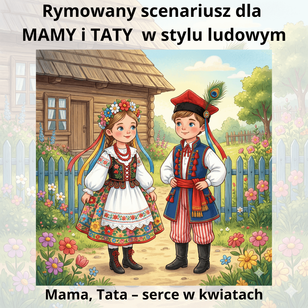 Rymowany scenariusz w stylu ludowym