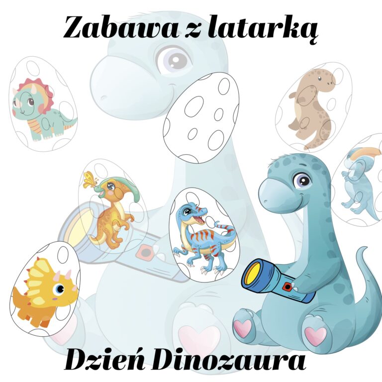 Zabawa z latarką „Dzień Dinozaura”