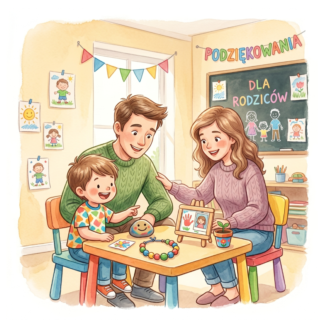 podziękowania dla mamy i taty