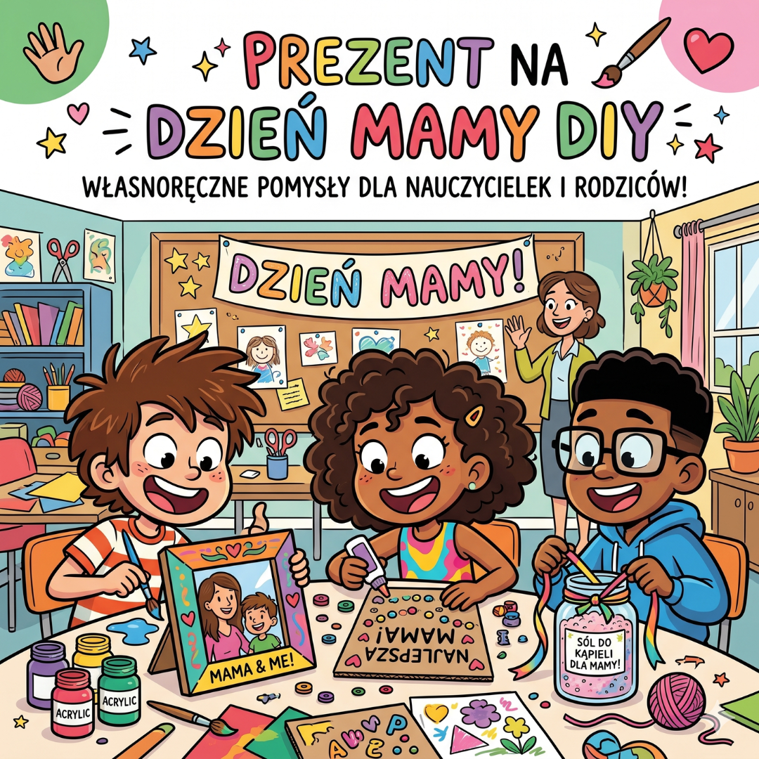 Prezent na Dzień Mamy DIY — własnoręczne pomysły dla nauczycielek i rodziców