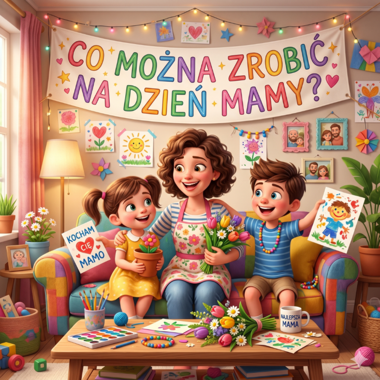 Co można zrobić na Dzień Mamy – 15 pomysłów dla nauczycieli przedszkola i klas 1-4 (kolorowanki, laurki, scenariusze)