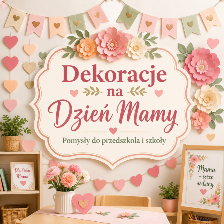 dekoracje na Dzień Mamy
