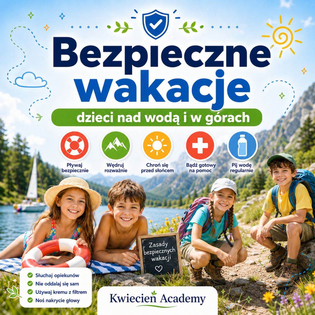 Bezpieczne wakacje – dzieci nad wodą i w górach