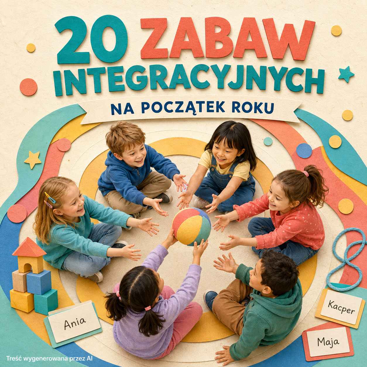 Zabawy integracyjne na początek roku — 20 gotowych scenariuszy