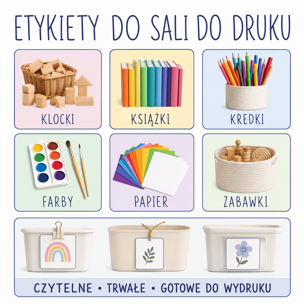 Etykiety do sali do druku — co oznaczyć i jak, żeby przetrwały rok
