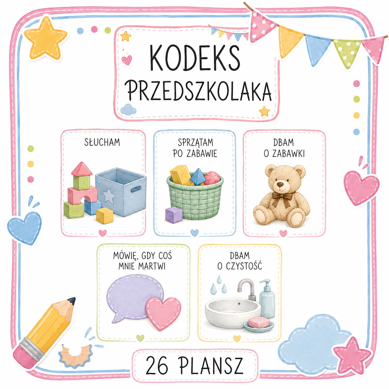Kodeks przedszkolaka do druku — którą wersję wybrać i jak ją wprowadzić