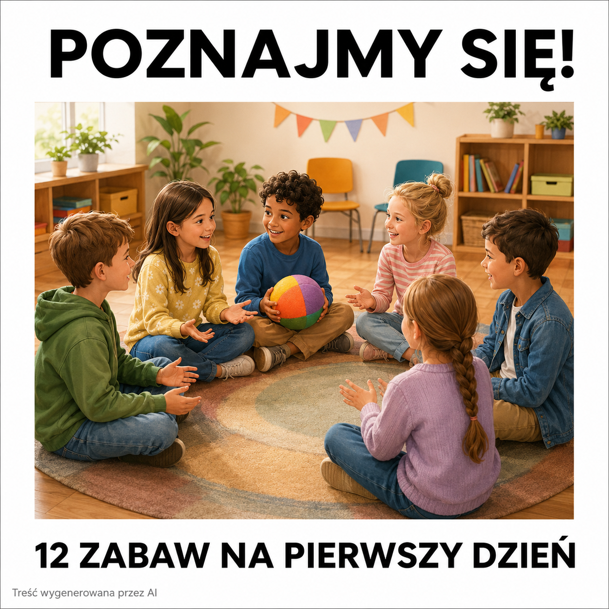 Poznajmy się — 12 zabaw na pierwszy dzień szkoły