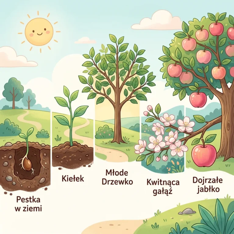 Cykl życia jabłka – etapy rozwoju jabłoni