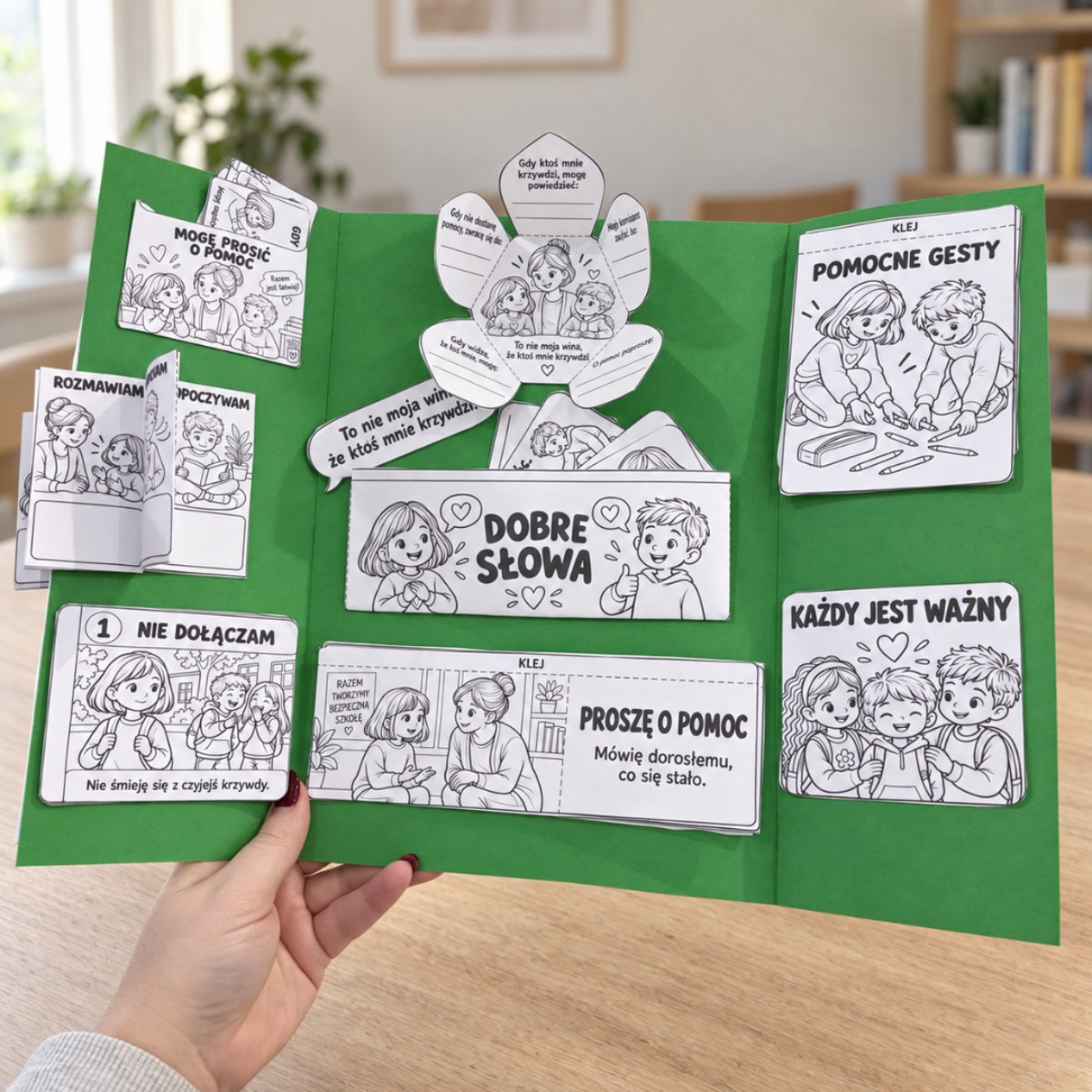 Lapbook o dobrych relacjach dla klas 1–3 – jak zrobić go z dziećmi krok po kroku