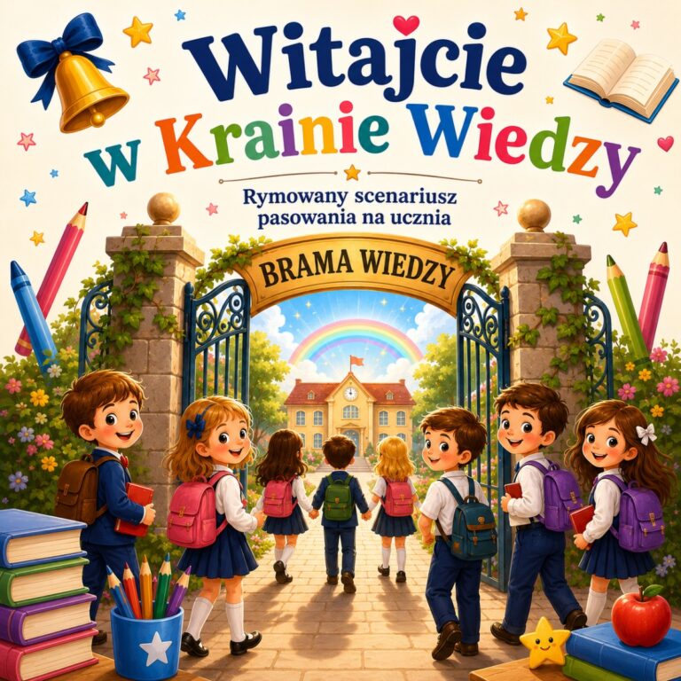 Witajcie w Krainie Wiedzy – scenariusz pasowania na ucznia, Kwiecień Academy