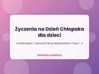 Okładka: Życzenia na Dzień Chłopaka dla dzieci – krótkie teksty i wierszyki dla przedszkolaków i klas 1–3